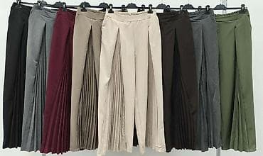 elegantni komplet: Ženski elegantni komplet – top bez rukava i široke pantalone - Kroj — 7