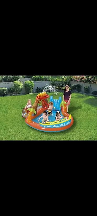 Dečiji naduvani vodeni centar – Tropikalni avantura park - Veliki