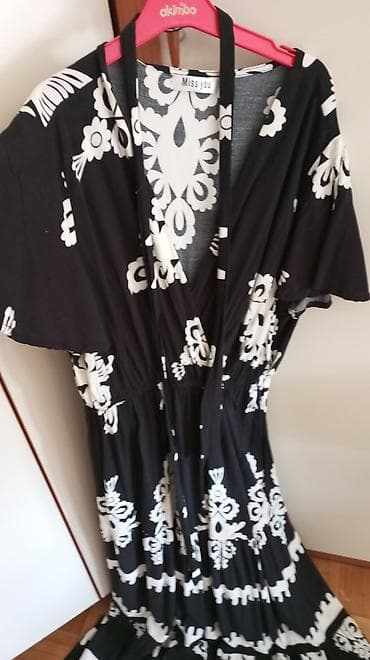 obuca borca: H&M haljina na tufne + maxi haljina sa printom - H&M haljina — 5