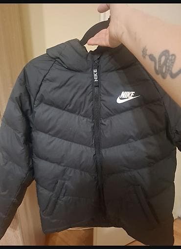 silikonski set za bebe: Nike puffer jakna za decu – crna - Brend: Nike (originalna etiketa na — 2
