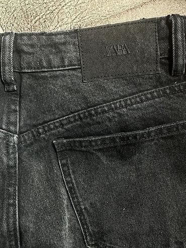 Farmerke: KAO NOVE Zara farmerke dubokog struka, mom jeans kroja, pocepane na — 3