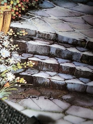 Slike i ramovi: Dekorativni engleski tanjir iz 90ih.Kostani porcelan.Andres Orpinas — 8