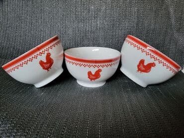 silikonski set za kuhinju: Cinije nove,vintaz za supe,corbe itd. pun porcelan. Komada 3 u — 1
