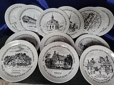 Kolekcija novih nemackih tanjira za na zid 1988-1989 do 2002-2003god