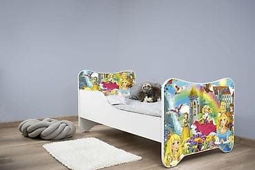 džak za spavanje za decu: Dečiji krevet 160x80 cm – Happy Kitty Princesses - Dimenzije ležajne — 1