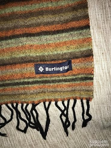 Original BURLINGTON šal NOV Wolle - casmear 25cm x 150cm Izuzetan