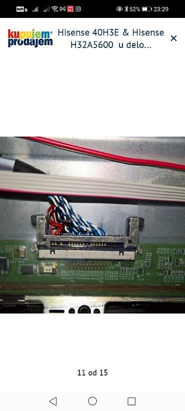 iris tv mts daljinski cena: Hisense televizori – delovi 1) Hisense 40H3E – delovi: - Main board — 9