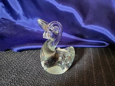 kucni dekor: Murano nova figura,duvano staklo 70te.god. Visina. 8/4cm — 6