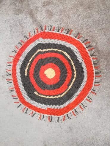 tepisi od memorijske pene: Oriental rugs, Round, color - Multicolored — 1