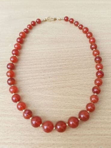 Venčanice i aksesoari: Ogrlica od Karneola 5 Ogrlica od Karneola, poludragi kamen — 3
