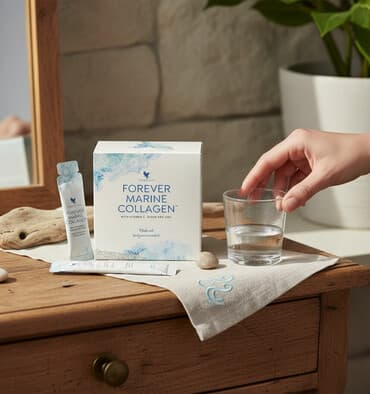 ravne cizme od prevrnute koze: FOREVER kolekcija za negu kože i kose - Forever Marine Collagen – — 1