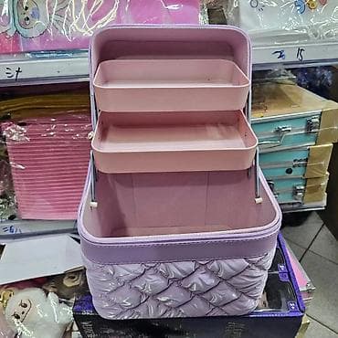 Šminkerska kutija/organizer sa više nivoa - Elegantna kozmetička