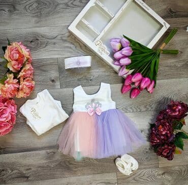 deciji kupaci kostimi za devojcice: Set: Dress, 62-68 — 1