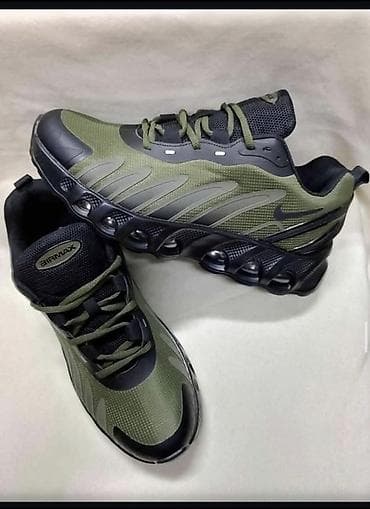 Patike za trčanje/trening – maslinasto zelene sa crnim detaljima -