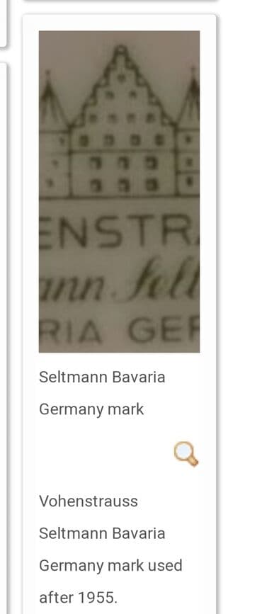 porcelanske solje za caj: Saksija nova Vohenstrauss J.Seltmann Bavaria. 1950g +. Porcelanska — 12