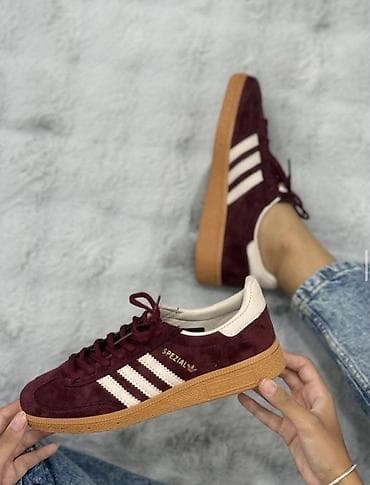 mac karmini cena: Adidas Spezial patike – bordo antilop sa bež detaljima i gumiranim — 1