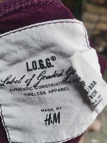 ljubicasta rolka: H&M majica dug rukav vel S super ocuvana — 5