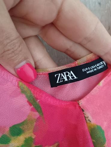 new yorker cene: ZARA haljina na tanke bretele sa slojevitim volanima - Brend: ZARA - — 3