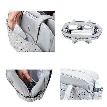 beba kids.com cene: KikkaBoo Torba za mame Chelsea Dots Grey – šifra proizvoda: KKB2 — 3