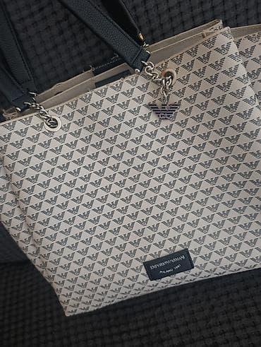 velike alke mindjuse: Torbe – set od 2 komada 1) Emporio Armani tote - Velika šoper torba — 2