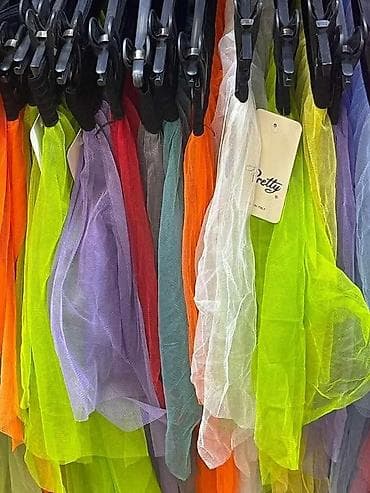 kamuflazno odelo: Ženska suknja od tila – višeslojni asimetrični kroj - Materijal — 2