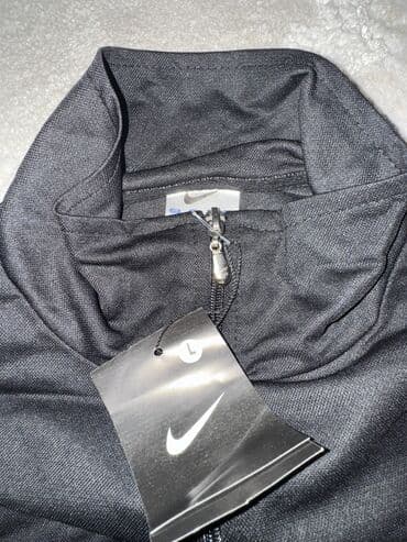 3 decembar duks: Sweatshirt, L (EU 52), Nike, color - Black, With a zipper — 3