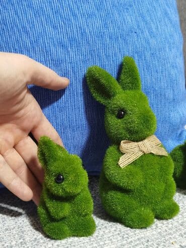kupujem goblene: Figures set, color - Green, New — 4