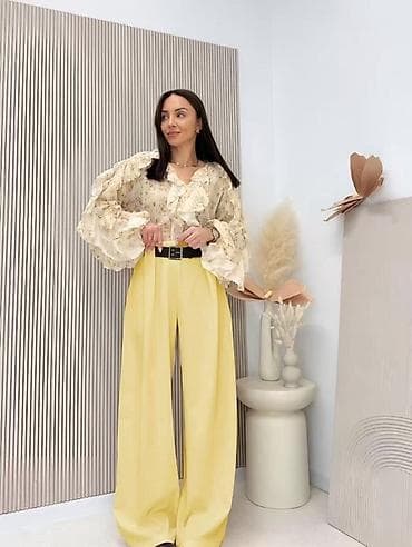 elode parfemi muski: ✅Ženske široke pantalone sa visokim strukom i kais
✅2000 din — 2