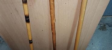 Slušni aparati: Drvene štapovi za hodanje – set od 3 komada - Materijal: puno drvo — 3