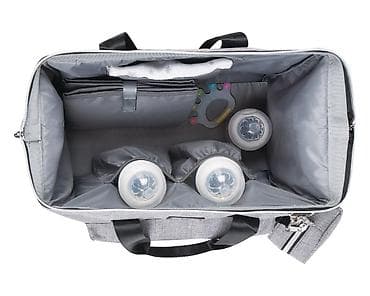 mona bags: KikkaBoo Torba za mame Maxi light grey – KKB2 Savremena i prostrana — 2