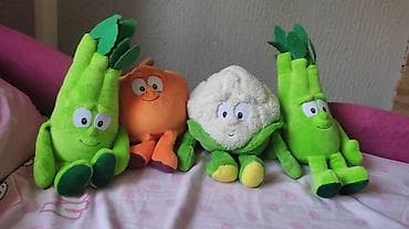 trambolina za decu polovna: Set plišanih igračaka – likovi povrća (Grocery Gang/Shopkins stil) - — 4