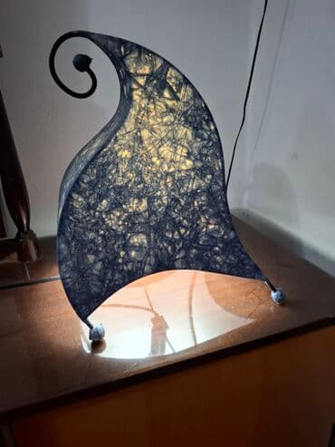Table lamp, color - Blue, New