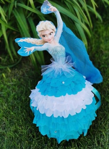 step deke: Birthday decoration, color - Light blue, New — 1