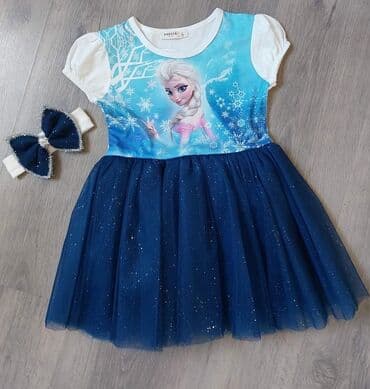 Frozen haljina sa mašnom za kosu
Veličine: 9,10
Cena: 2200 dinara