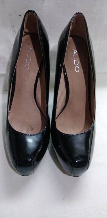 gde kupiti vunene carape: Zenske cipele Aldo lakirana koza,br.39,djon 3,5 a stikla 14 cm — 4
