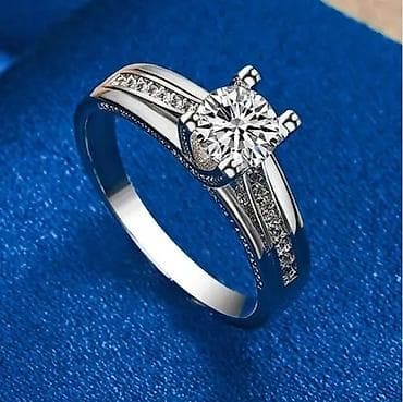 nike structure cena: Srebrni prsten 925 sa centralnim kamenom - Materijal: sterling srebro — 4
