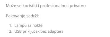 neseser za devojcice: Lampa za nokte . Novo — 5