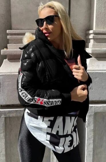 prodaja bundi od pravog krzna: Guess, S (EU 36), Sa ilustracijom, Sa postavom, Veštačko krzno — 1