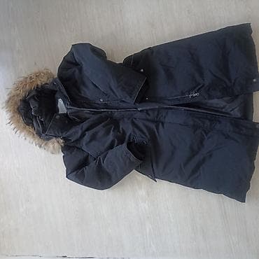 parna odela: Zimska parka jakna – crna, duga - Topla, duga parka do iznad kolena - — 2
