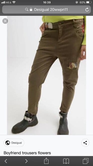 push up pantalone: Original Desigual moderne farmerke sa vezenim zakrpama i drugim — 3