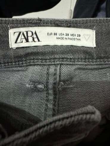 zara нови сад – слике: Crne nove Zara muške farmerke, veličina 36 jednostavnog dizajna sa — 5