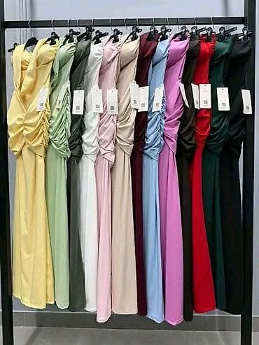 bodi slim: Elegantna ženska večernja haljina – dugi model bez bretela - Kroj — 4