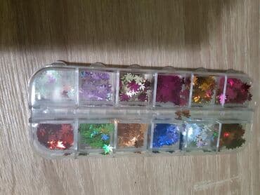 Nega noktiju: ⁹Listici set 12u1 za ukrasavanje nokta 
Cena 350din — 2