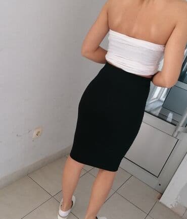 uske haljine ispod kolena: S (EU 36), Midi, color - Black — 6