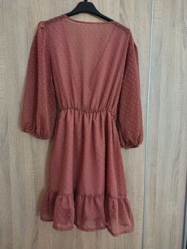 bajkerska jakna sa krznom: M (EU 38), color - Brown, Cocktail, Other sleeves — 2