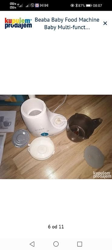 sokovnik i blender 2 u 1: BEABA Babycook Original – aparat za pripremu hrane za bebe - — 4