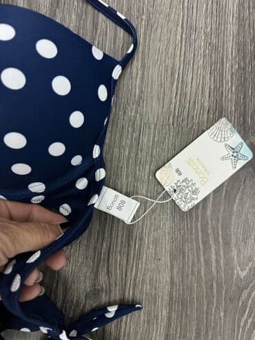 jednodelni kupaci sa karnerima: Dots, color - Blue — 4
