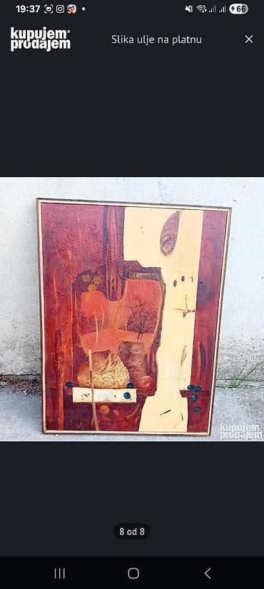 Slika, 70 x 62 cm, Upotrebljenо