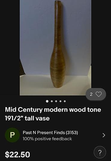 Home Decor: Vaza nova Ilkra Edet iz 50ih.god. Zapadna Nemacka. Vaza rucni rad — 3