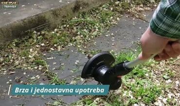 kosilica na struju: 𝐂𝐞𝐧𝐚: 2800 𝐫𝐬𝐝 Bionic Trimmer – Bežični trimer za dvorište Prakticno — 2